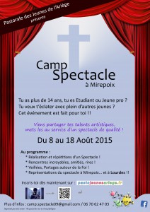 Affiche Camp Spectacle (A4-A3)